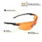 Ultrx Keen Safety Glasses, Amber 4141 - alternate 4